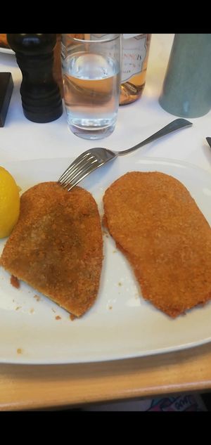 Vegan Schnitzel at Figlmüller in Vienna