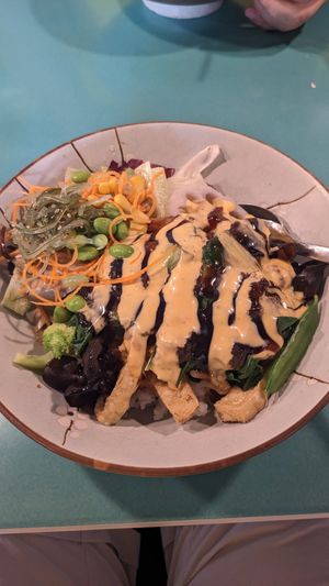 Veggie poke bowl at Liwei's Kitchen in Vienna