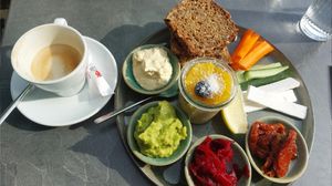 Vegan Friedl Breakfast at Café Friedl in Vienna