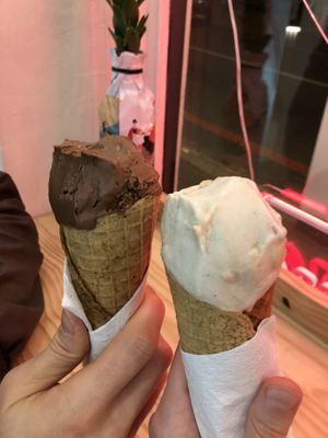 Chocolate orange and birthday cake flavor  at ditto in Cape Town