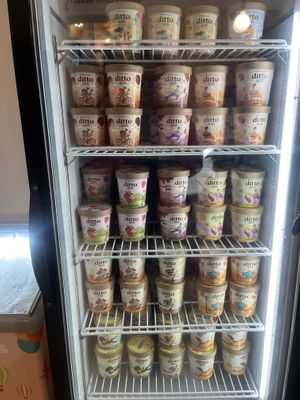 Look at all those vegan flavours!   at ditto in Cape Town