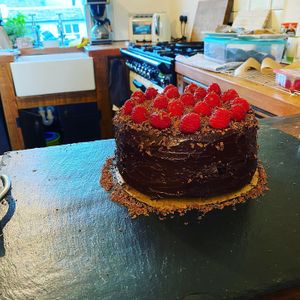 Vegan cake 🍰  at Balsporran Bed and Breakfast in Dalwhinnie