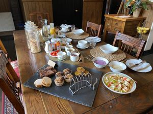 Breakfast bits at Balsporran Bed and Breakfast in Dalwhinnie