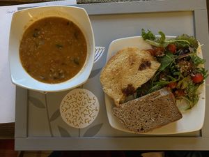 Soup and toasties  at Balsporran Bed and Breakfast in Dalwhinnie