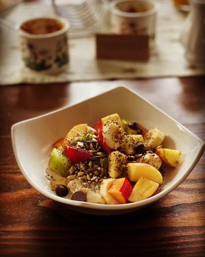 Steel cut oats  at Balsporran Bed and Breakfast in Dalwhinnie