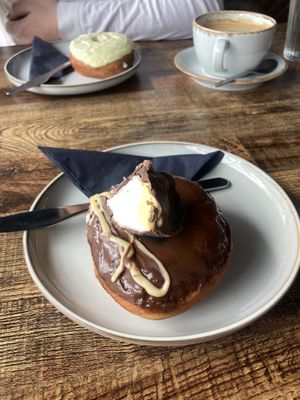 Creme egg doughnut   at The Nest Coffee House in Southampton