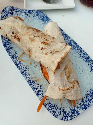 Wrap de verduras at Alquería in Xirivella