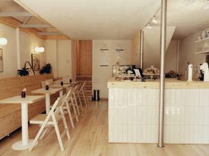 interior
 at Hearty Vegan Cakes in Budapest