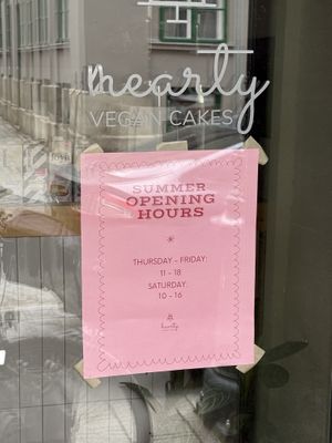   at Hearty Vegan Cakes in Budapest