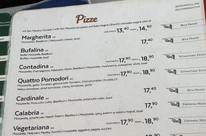 Pizza menu  at Lil' Italy in Vienna