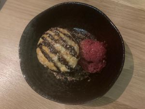 Chocolate cake at Beautanica in Zwolle