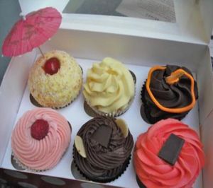 vegan cupcakes by fat gay vegan at Ms. Cupcake in South West London