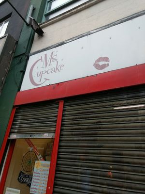 outside at Ms. Cupcake in South West London
