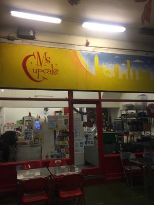 Outside of Ms Cupcake at Ms. Cupcake in South West London