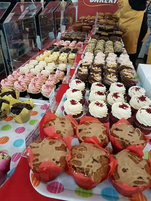 stall at vegfest UK LOndon at Ms. Cupcake in South West London