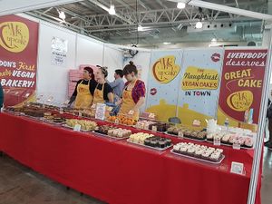 stall at vegfestUK London at Ms. Cupcake in South West London