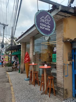 Entrance at Casa de Sorvete in Ipojuca