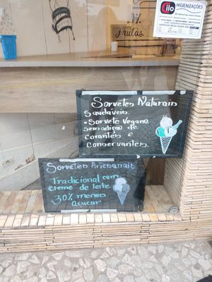 Sorvete vegano at Casa de Sorvete in Ipojuca