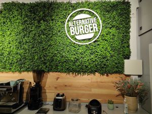 Logo at Alternative Burger in Porto