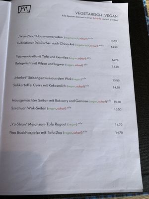 Menu as of 10/2023  at Market in Vienna