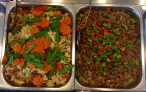 viands at Loving Hut in Metro Manila