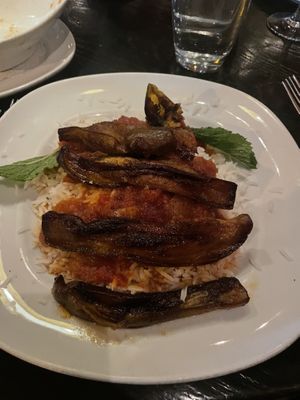vegetable bademjan  at Pomegranate On Main in Greenville