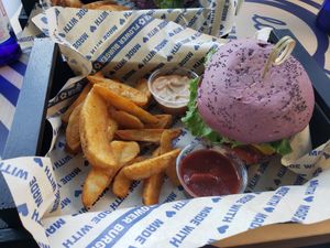 Flower Burger! at Flower Burger in West Hollywood