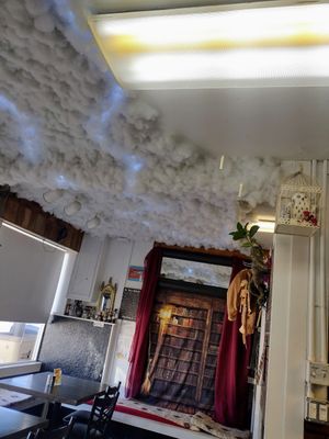 Super cute and tiny cafe with so many detailed decorations and an amazing menu with many vegan and veg options. Also welcoming to everyone! at The Coven Cafe in Lincoln City