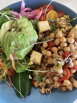 Poke bowl at The Surf Club in Mooloolaba