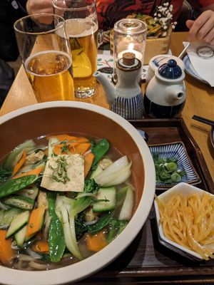 Vegetable soup at laolao in Vienna