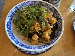 Vegan biang biang noodles  at laolao in Vienna