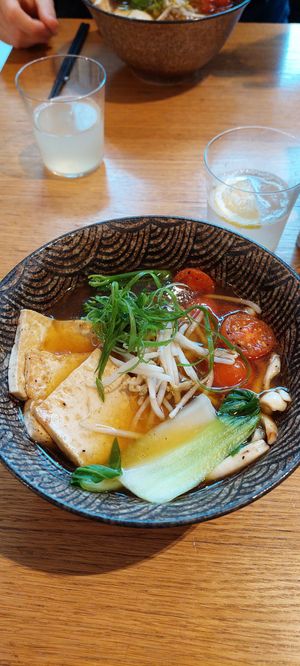 Vegan Ramen with extra Tofu at Shouko in Vienna