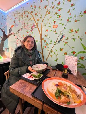 the vegan pho and Vietnamese tofu curry at Pho Ever - Mariahilf in Vienna