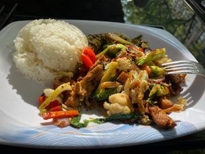 Tofu Basil wok  at Pho Ever - Mariahilf in Vienna