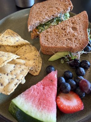Veggie Sandwich  at Ants on a Log Cafe in Corvallis