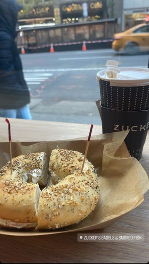   at Zucker's Bagels in New York City