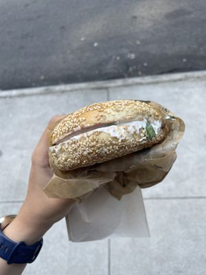   at Zucker's Bagels in New York City