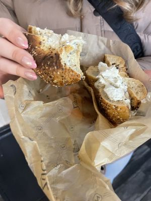   at Zucker's Bagels in New York City