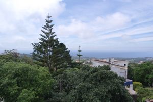 View from a side of the splendid "lavender" room. at Colina Flora in Colares