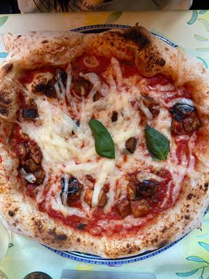 Vegana Parmigiana  at Bella Compagnia in Vienna