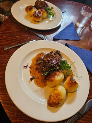 Vegan nut roast. at The Miners Arms in St Agnes