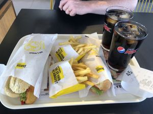 Crujente heura and heura Classic   at Pans & Company in Valencia