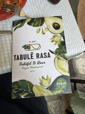 Fully vegan!   at Tabule Rasa in Corfu