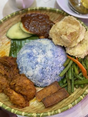 Rendang Nasi Lemak  at Grove Cafe 素林 - Northshore Plaza I in Northeast Singapore