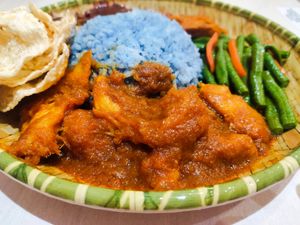 rendang lion mane mushroom at Grove Cafe 素林 - Northshore Plaza I in Northeast Singapore
