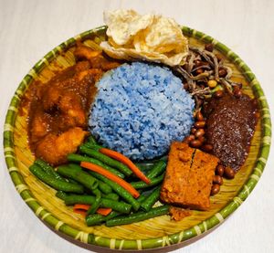 Best nasi lemak in Singapore, eggless version, recommended at Grove Cafe 素林 - Northshore Plaza I in Northeast Singapore