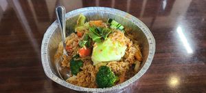 Spicy basil fried rice at Palm Thai Cuisine in Lake Elsinore