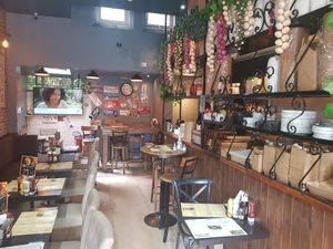 Interior at Veggie Jimmy in South West London