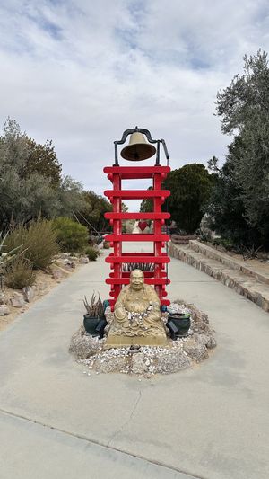 Fun grounds to walk through    at Food for Thought Cafe in Joshua Tree