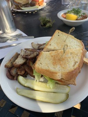 Sandwich  at Food for Thought Cafe in Joshua Tree